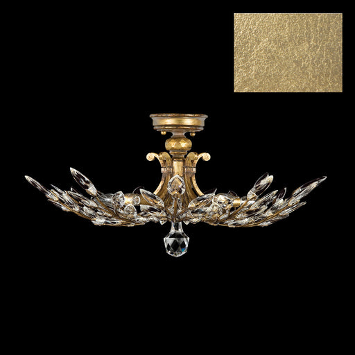 Fine Art - 753440-SF3 - Five Light Semi-Flush Mount - Crystal Laurel - Gold