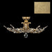 Fine Art - 753440-SF3 - Five Light Semi-Flush Mount - Crystal Laurel - Gold