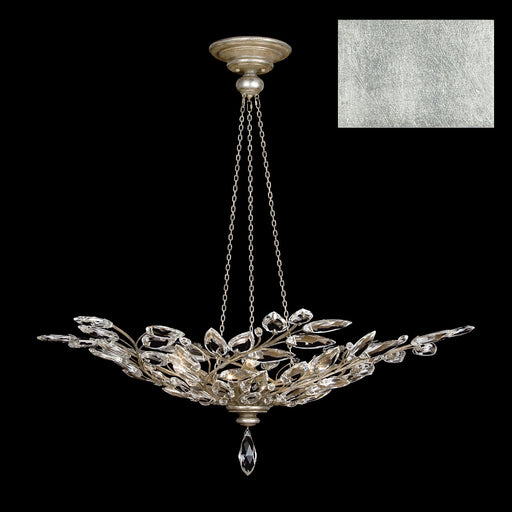 Fine Art - 753740-SF4 - Six Light Pendant - Crystal Laurel - Silver