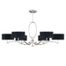 Fine Art - 771740-SF42 - Six Light Chandelier - Allegretto - Silver