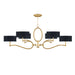 Fine Art - 780040-SF34 - Six Light Chandelier - Allegretto - Gold