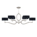 Fine Art - 780040-SF42 - Six Light Chandelier - Allegretto - Silver