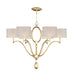 Fine Art - 785840-SF33 - Six Light Chandelier - Allegretto - Gold