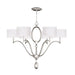 Fine Art - 785840-SF41 - Six Light Chandelier - Allegretto - Silver