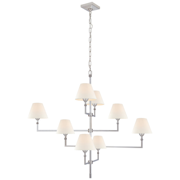 Visual Comfort Signature - AH 5310PN-L - Eight Light Chandelier - Jane - Polished Nickel