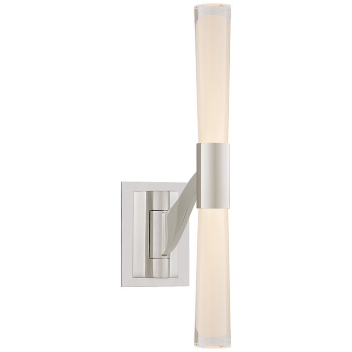 Visual Comfort Signature - ARN 2470PN-CG - LED Wall Sconce - Brenta - Polished Nickel