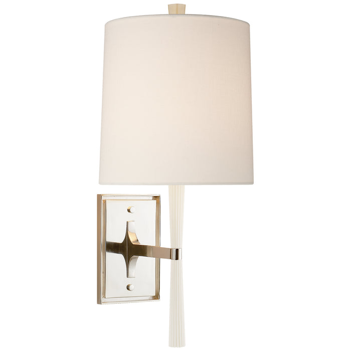 Visual Comfort Signature - BBL 2036CW-L - One Light Wall Sconce - Refined Rib - China White