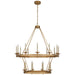 Visual Comfort Signature - CHC 1607AB - 20 Light Chandelier - Launceton - Antique-Burnished Brass