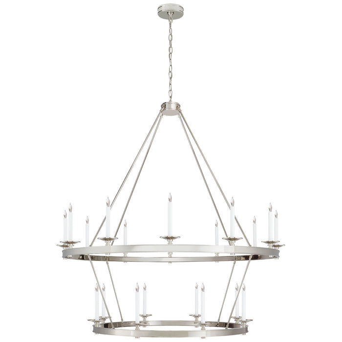 Visual Comfort Signature - CHC 1608PN - 20 Light Chandelier - Launceton - Polished Nickel