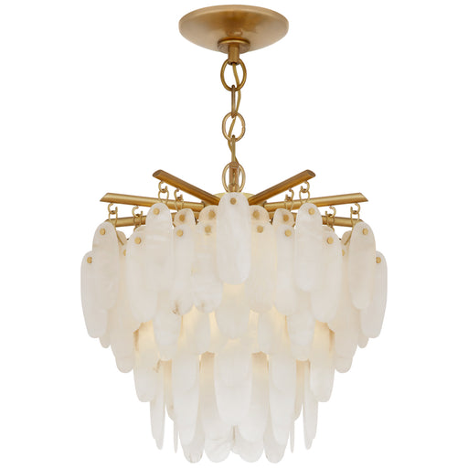 Visual Comfort Signature - CHC 4911AB-ALB - LED Semi-Flush Mount - Cora - Antique-Burnished Brass