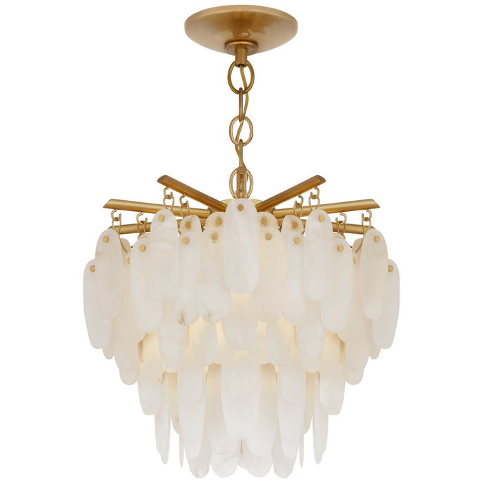 Visual Comfort Signature - CHC 4911AB-ALB - LED Semi-Flush Mount - Cora - Antique-Burnished Brass