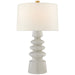 Visual Comfort Signature - JN 3608WTC-L - One Light Table Lamp - Andreas - White Crackle