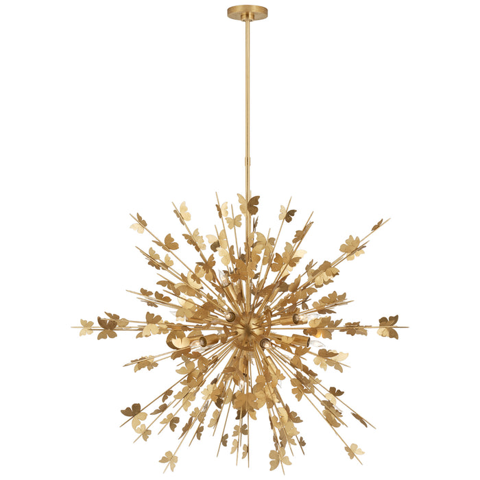 Visual Comfort Signature - JN 5502G - 18 Light Chandelier - Farfalle - Gild