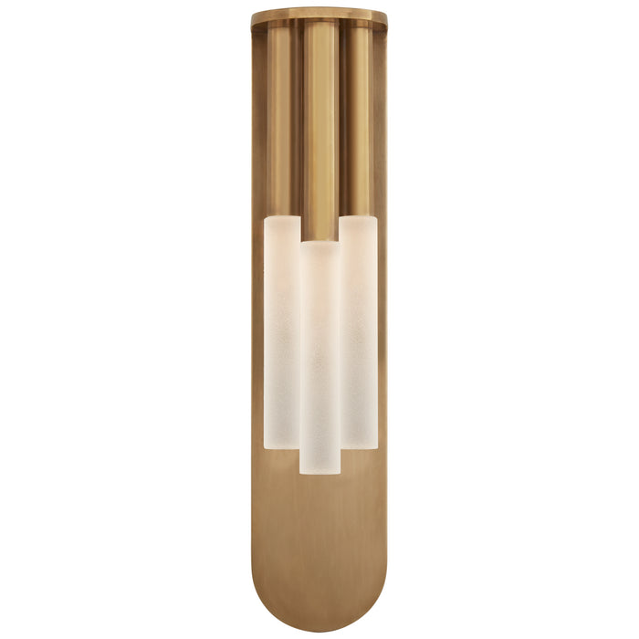 Visual Comfort Signature - KW 2284AB-EC - LED Wall Sconce - Rousseau - Antique-Burnished Brass