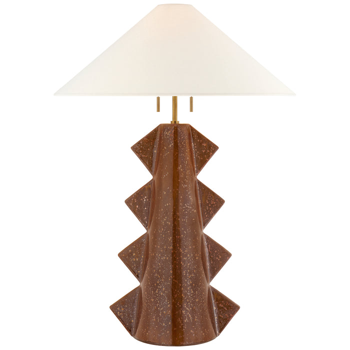 Visual Comfort Signature - KW 3681ACO-L - Two Light Table Lamp - Senso - Autumn Copper