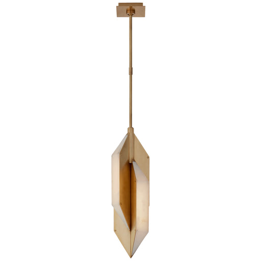 Visual Comfort Signature - KW 5721AB-ALB - LED Pendant - Ophelion - Antique-Burnished Brass