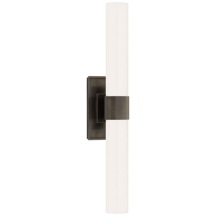 Visual Comfort Signature - S 2164BZ-WG - Two Light Wall Sconce - Presidio - Bronze