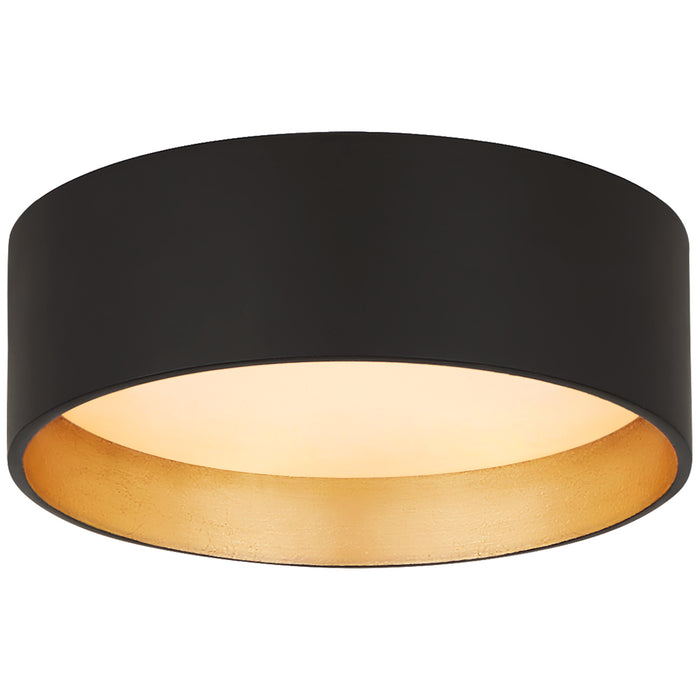 Visual Comfort Signature - S 4040BLK - LED Flush Mount - Shaw - Matte Black