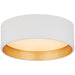 Visual Comfort Signature - S 4040WHT - LED Flush Mount - Shaw - Matte White