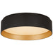 Visual Comfort Signature - S 4041BLK - LED Flush Mount - Shaw - Matte Black