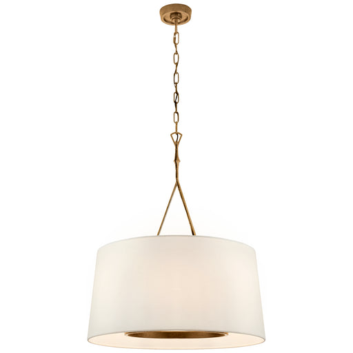 Visual Comfort Signature - S 5401GI-L - Six Light Pendant - Dauphine - Gilded Iron