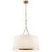 Visual Comfort Signature - S 5401GI-L - Six Light Pendant - Dauphine - Gilded Iron