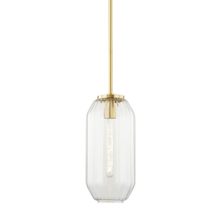 Hudson Valley - 1508-AGB - One Light Pendant - Bennett - Aged Brass