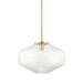 Hudson Valley - 1518-AGB - One Light Pendant - Bennett - Aged Brass