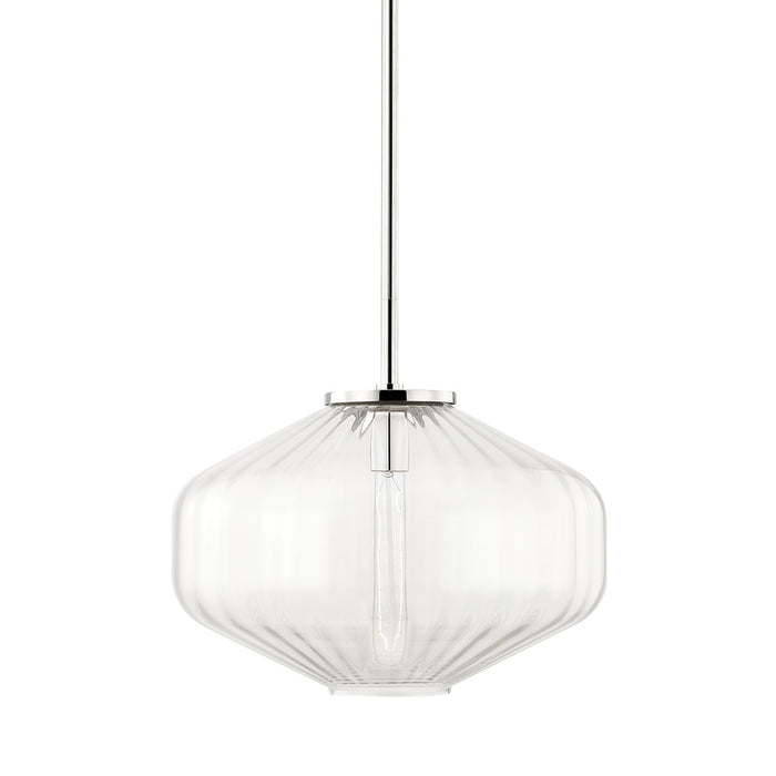 Hudson Valley - 1518-PN - One Light Pendant - Bennett - Polished Nickel