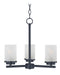 Maxim - 10203FTBK - Three Light Chandelier - Corona - Black