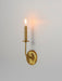 Maxim - 10321SBR - One Light Wall Sconce - Wesley - Satin Brass