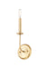 Maxim - 10321SBR - One Light Wall Sconce - Wesley - Satin Brass