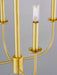 Maxim - 10324SBR - Four Light Chandelier - Wesley - Satin Brass