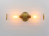 Maxim - 11472CRSBR - Two Light Wall Sconce - Crosby - Satin Brass