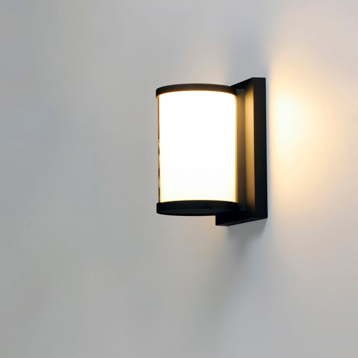 Maxim - 52125WTBK - LED Outdoor Wall Sconce - Barrel - Black