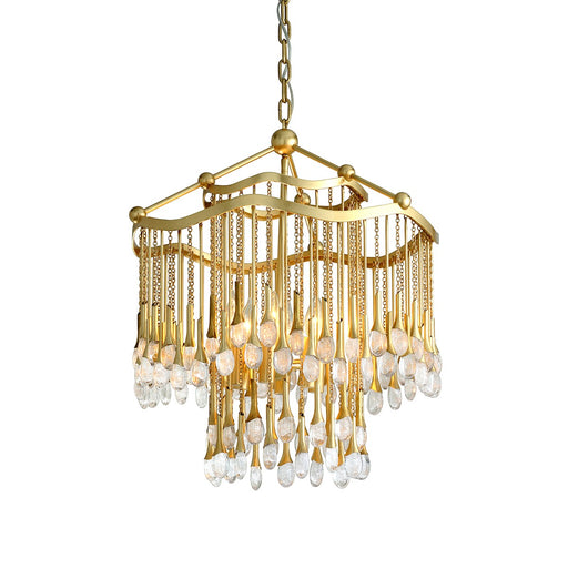 Corbett Lighting - 286-06-GL - Six Light Chandelier - Kiara - Gold Leaf