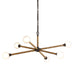 Troy Lighting - F7256-BRZ - Six Light Chandelier - Nomad - Bronze