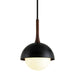 Troy Lighting - F7645-SBK - One Light Pendant - Cadet - Soft Black