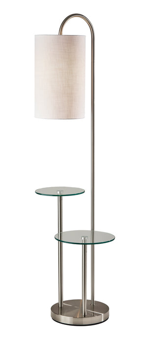 Adesso Home - 4008-22 - Floor Lamp - Leonard - Brushed Steel