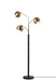 Adesso Home - 5139-21 - Three Light Tree Lamp - Emerson - Black & Antique Brass