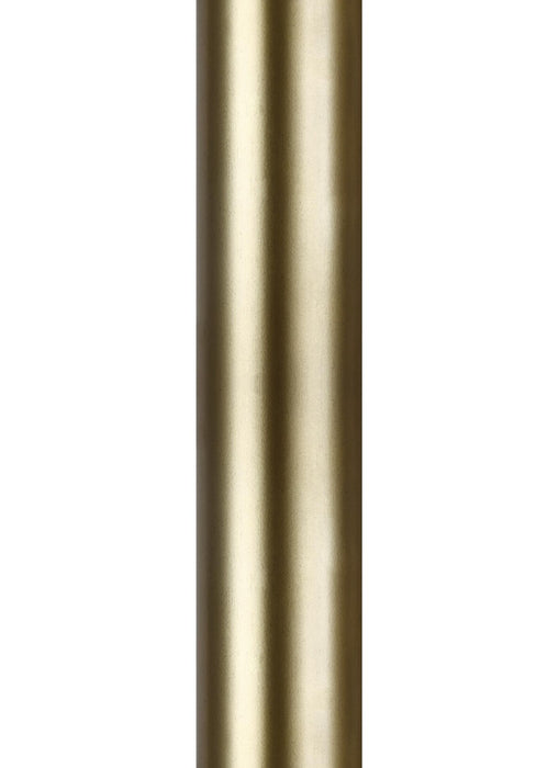 Generation Lighting. - POST-PDB - Outdoor Post - Outdoor Posts - Painted Distressed Brass