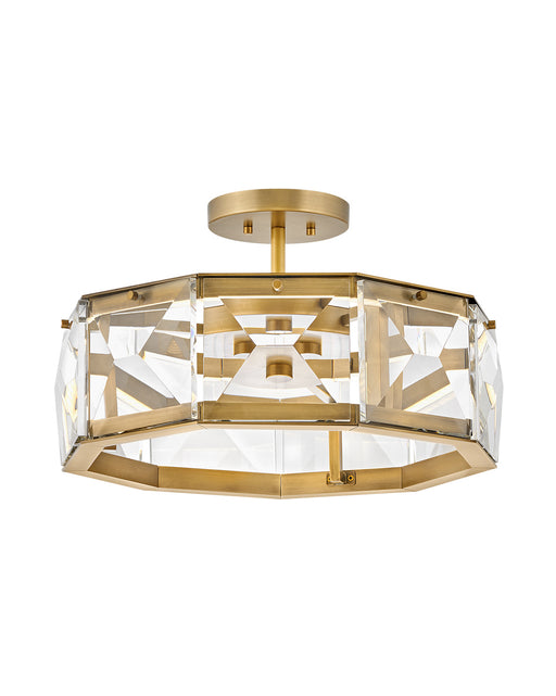 Fredrick Ramond - FR30103HBR - LED Semi-Flush Mount - Jolie - Heritage Brass