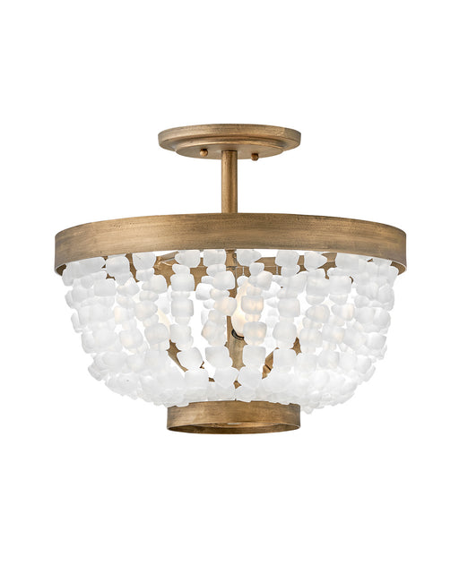 Fredrick Ramond - FR30203BNG - LED Semi-Flush Mount - Dune - Burnished Gold