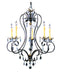 Framburg - 9905 MB - Five Light Chandelier - Liebestraum - Mahogany Bronze