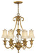 Hinkley - 4886BB - LED Foyer Pendant - Plantation - Burnished Brass