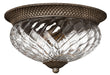 Hinkley - 4881PZ - LED Flush Mount - Plantation - Pearl Bronze