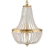 Crystorama - 603-GA - Three Light Chandelier - Rylee - Antique Gold