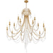 Crystorama - ARC-1919-GA-CL-MWP - 15 Light Chandelier - Arcadia - Antique Gold