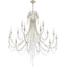 Crystorama - ARC-1919-SA-CL-MWP - 15 Light Chandelier - Arcadia - Antique Silver