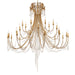 Crystorama - ARC-1929-GA-CL-MWP - 28 Light Chandelier - Arcadia - Antique Gold